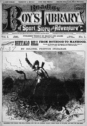 Buffalo Bill dime novel cover_buffalo_bw