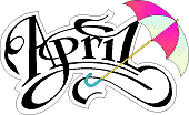 april_month_with_umbrella_text