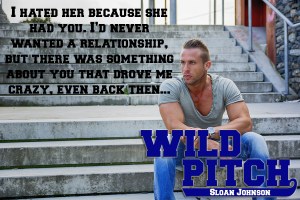 Handsome muscular blond man sitting on stair steps in city setting looking away